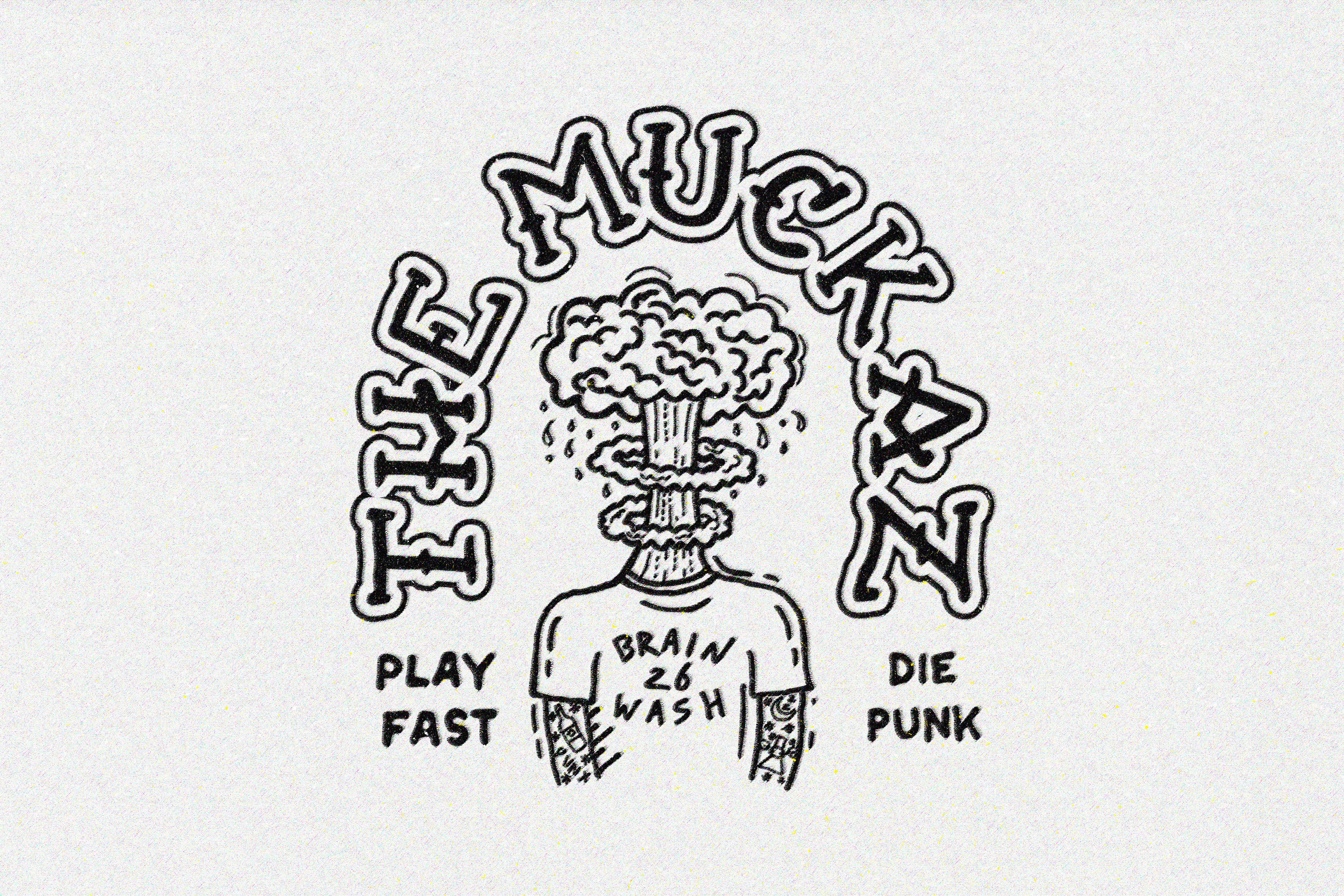 THE MUCKAZ BRAINWASH T-SHIRT