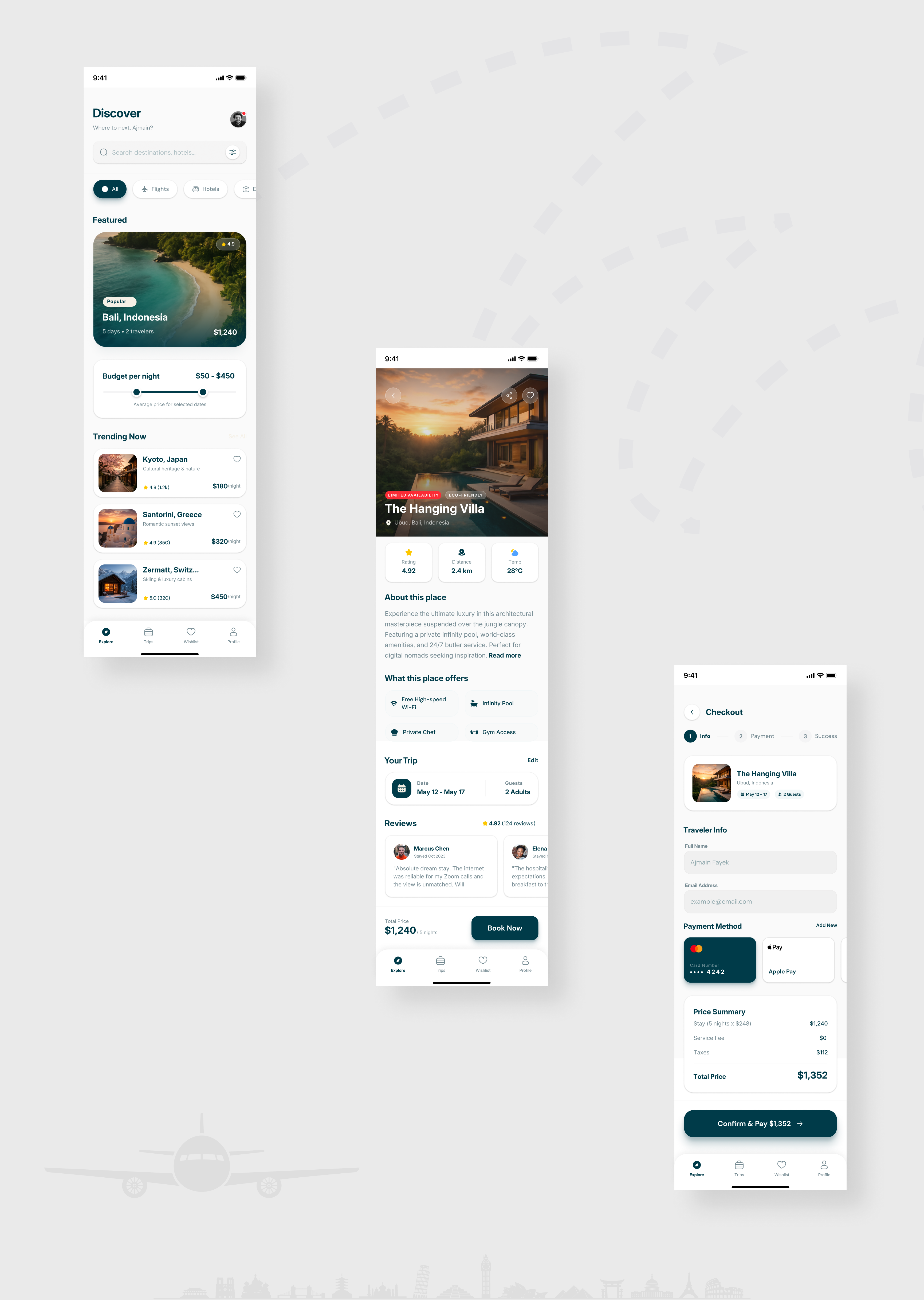 Example of Mobile App UI UX Design