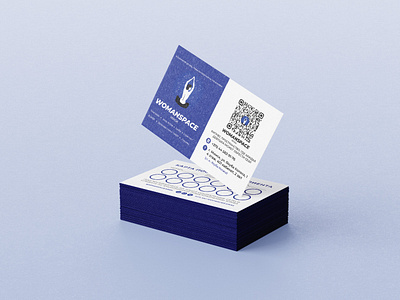 WOMANSPACE CLIENT'S CARD branding cards desingcard graphic design logo vector