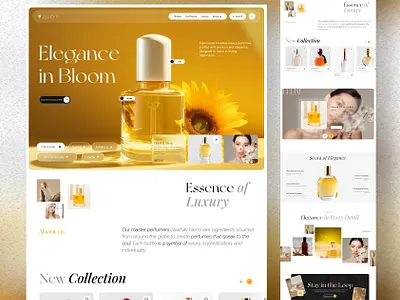 Luxury Website Design :) beautyecommerce branding cleandesign conversiondesign creativeui digitalproduct ecommerceui luxuryui minimalui modernui productdesign productui shoppingexperience uidesign userexperience userinterface uxdesign visualdesign webdesign websitedesign