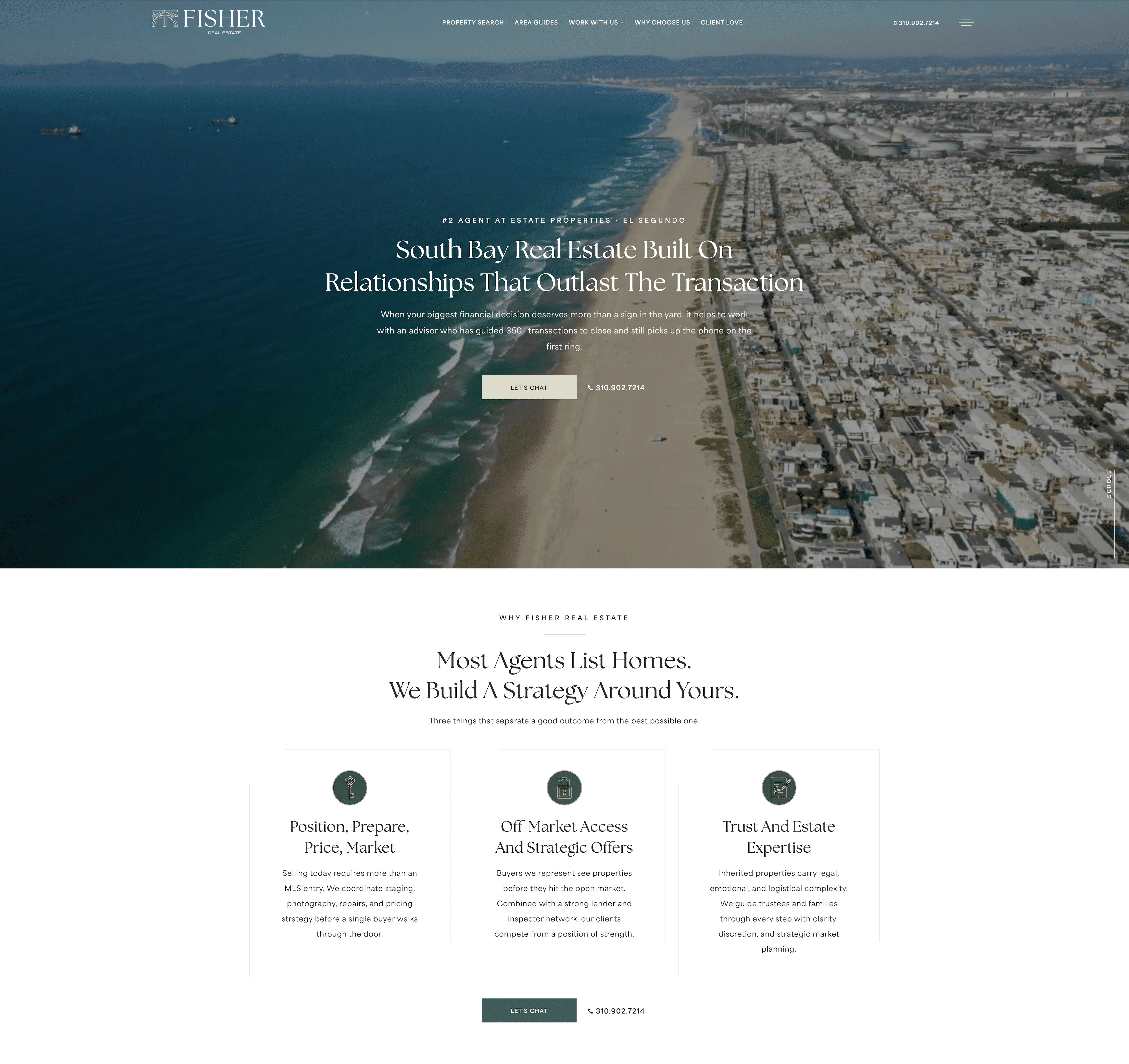 Example of Real Estate Website Design
