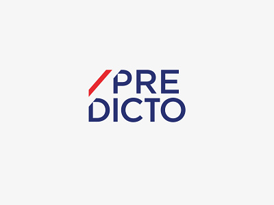 Predicto Logo branding identity logo mark symbol