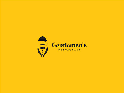 Gentlemen's Restaurant branddesign brandidentity branding business card design design designfreke foodlogo gentalmenlogo illustration logo men menlogo restaurant vector