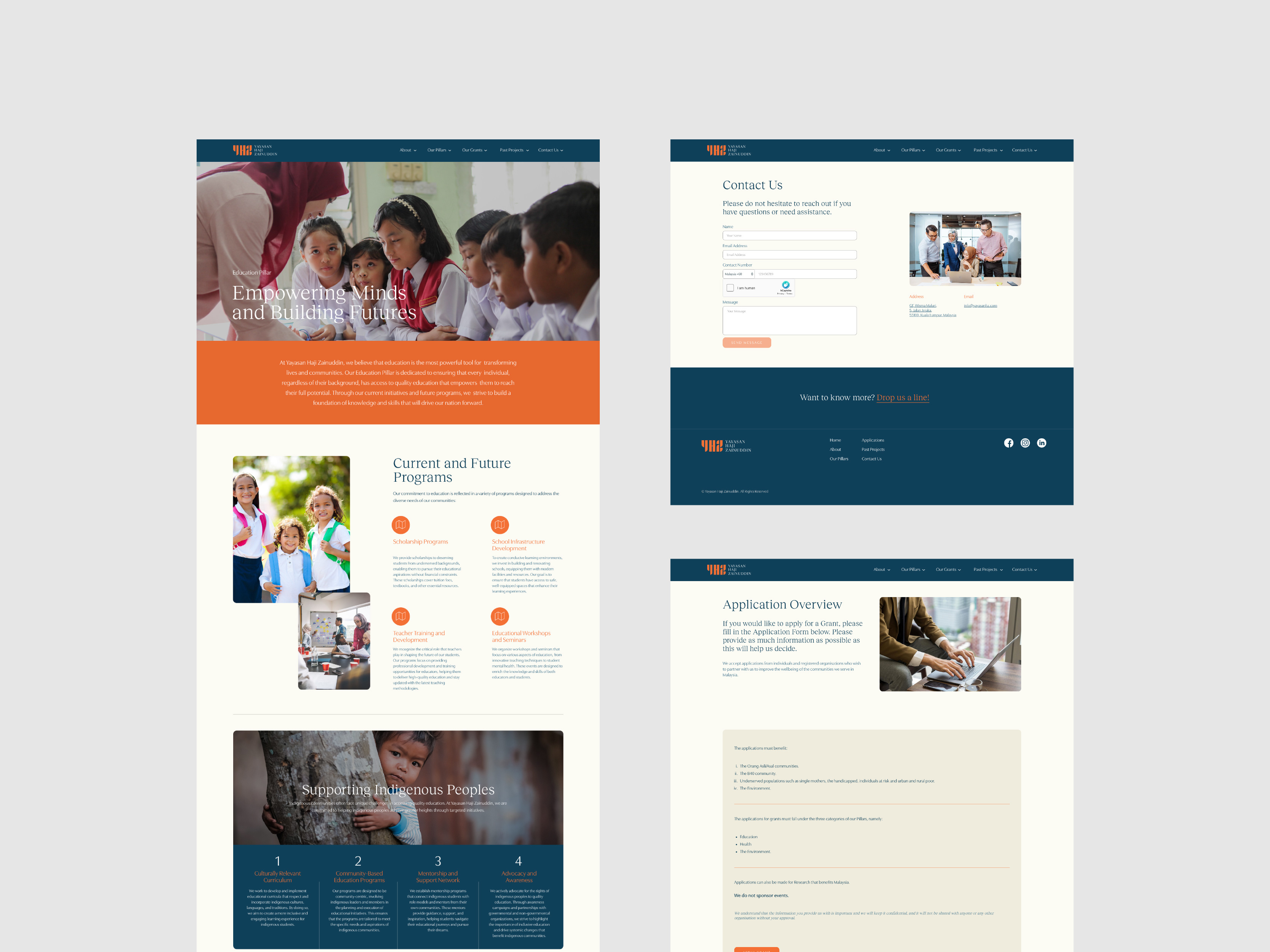 Yayasan Haji Zainuddin Website