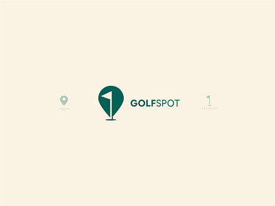 GolfSpot branddesign brandidentity branding business card design design designfreke flag golf golflogo illustration locationpin logo vector