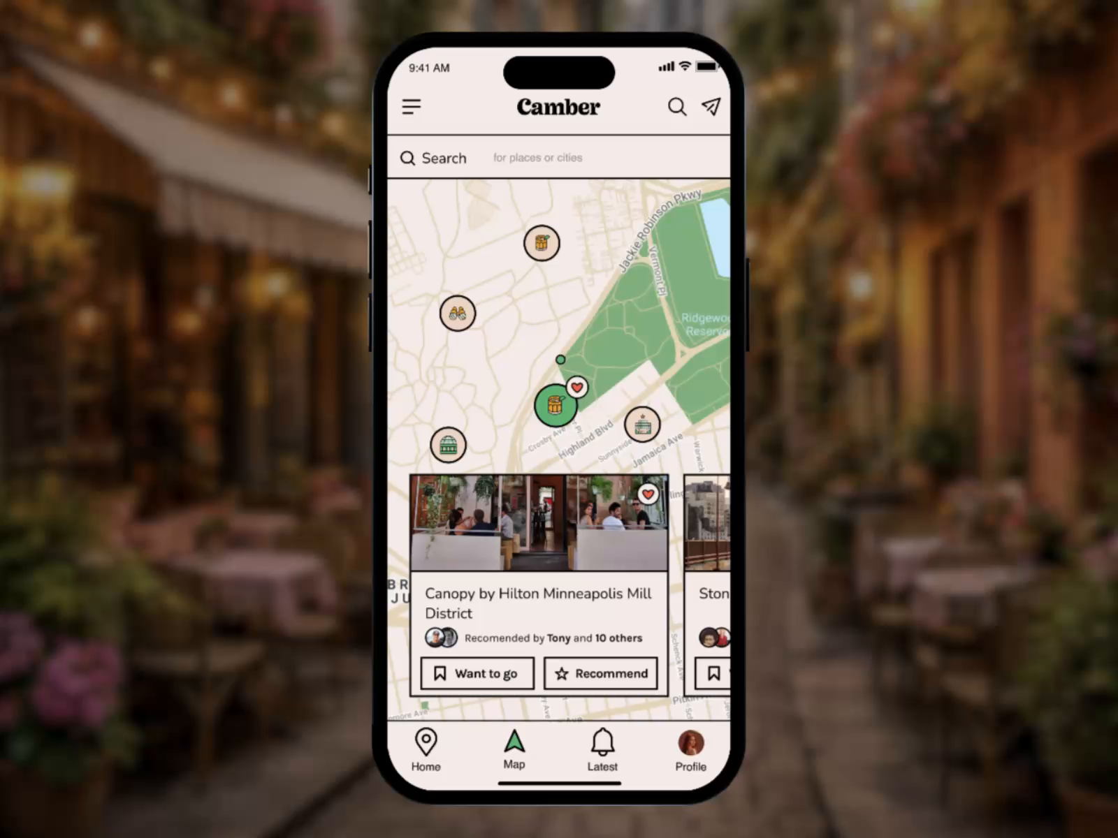 Example of Social Media Mobile App Design