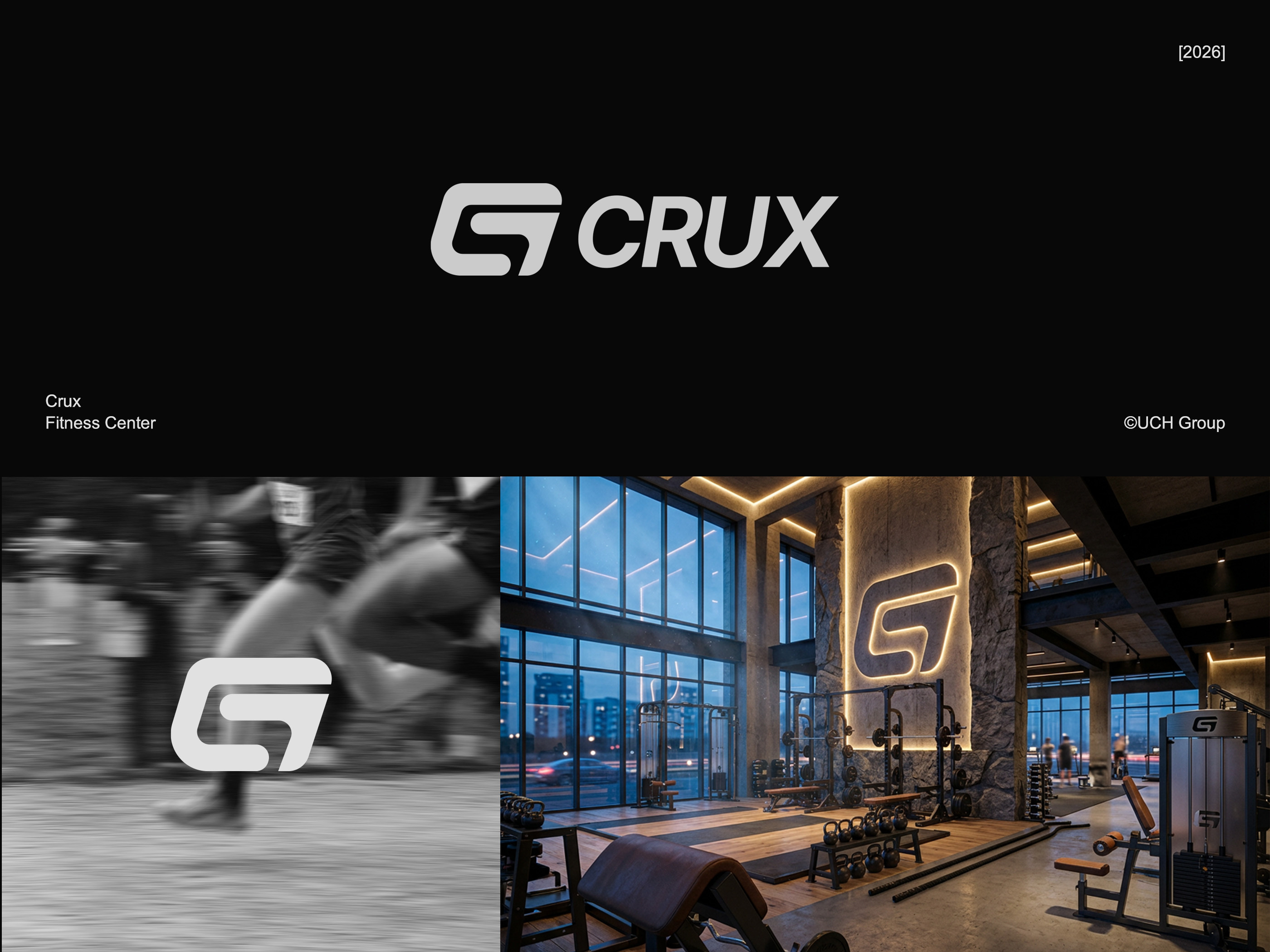 Crux Fitness Center — Logo and Brand Identity