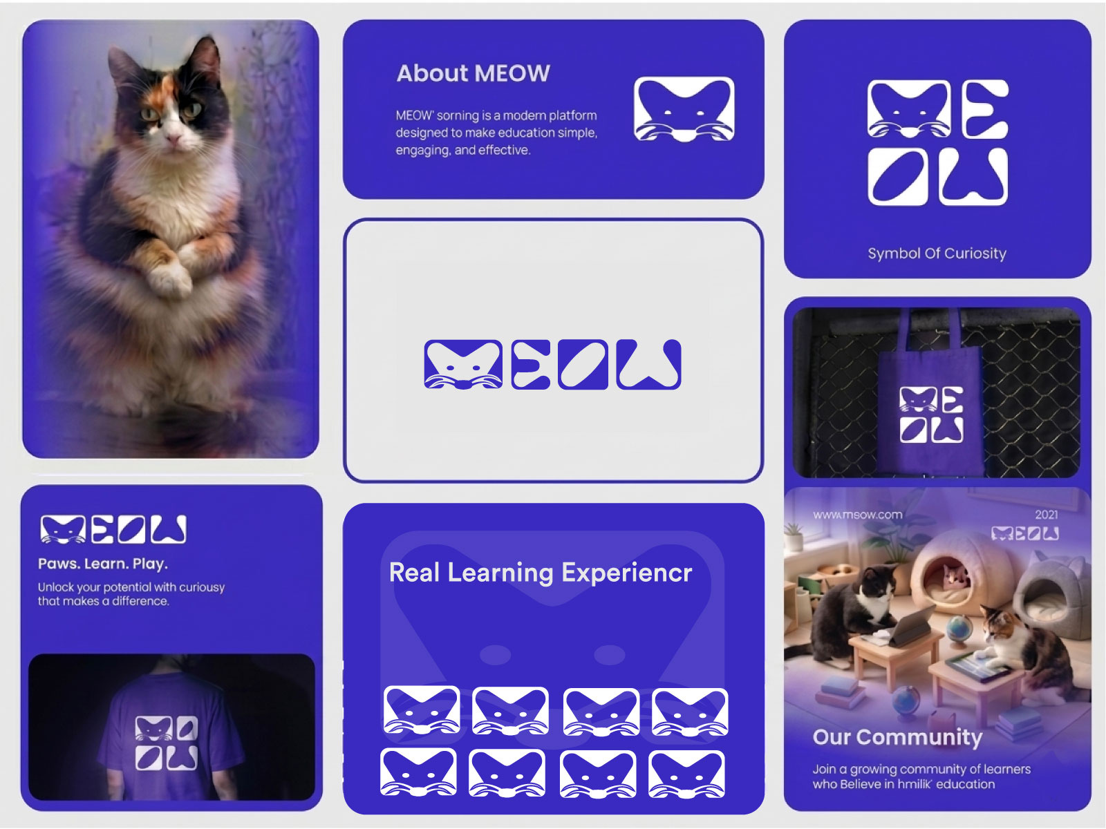 Example of Custom Wordmark Logo & Typography Brand