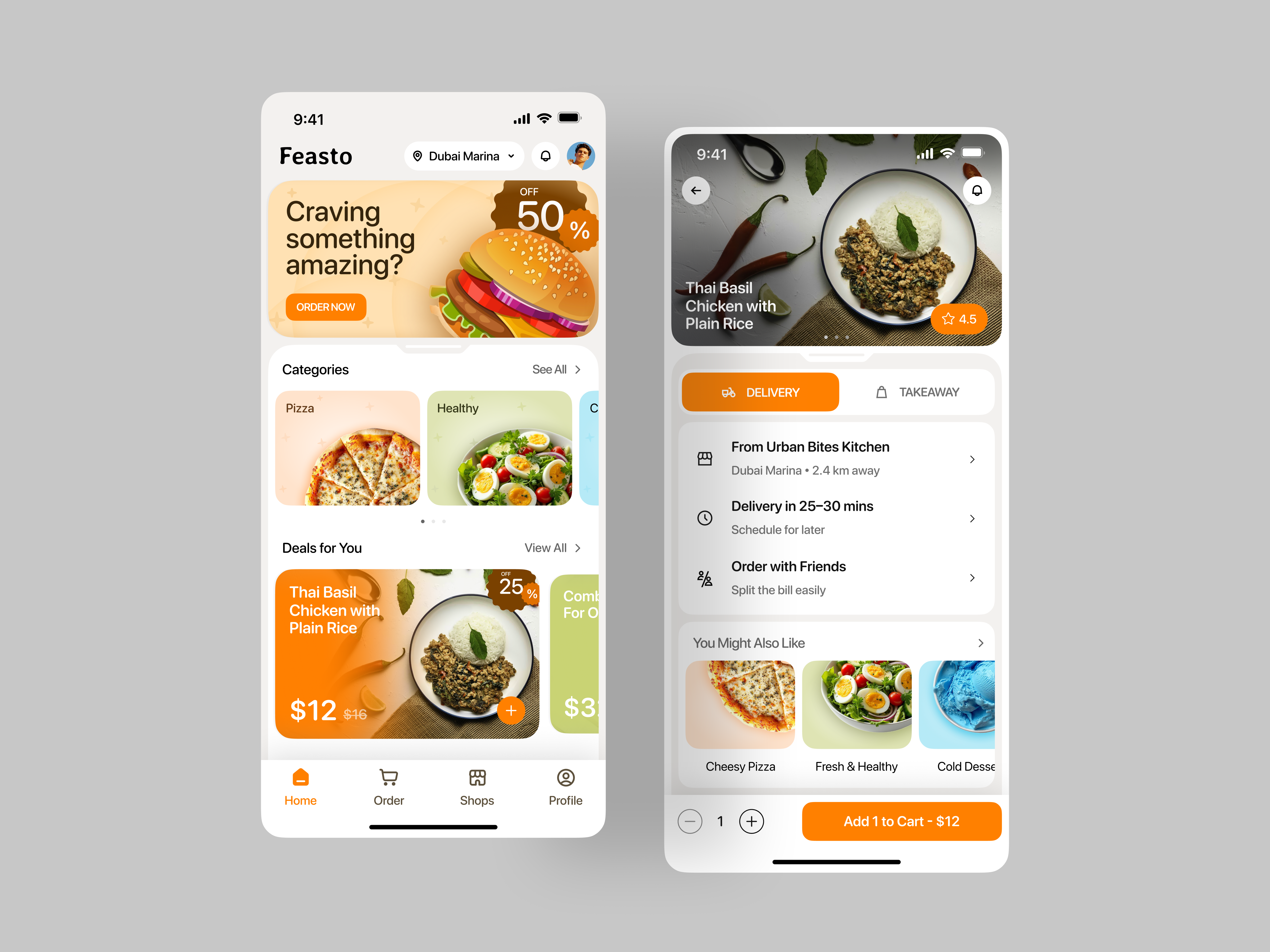 Example of Mobile App UI Design