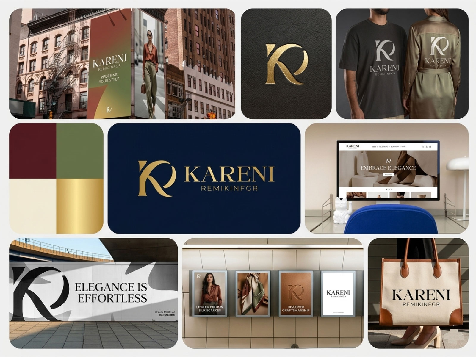 Luxury Fashion Logo Brand Identity Design