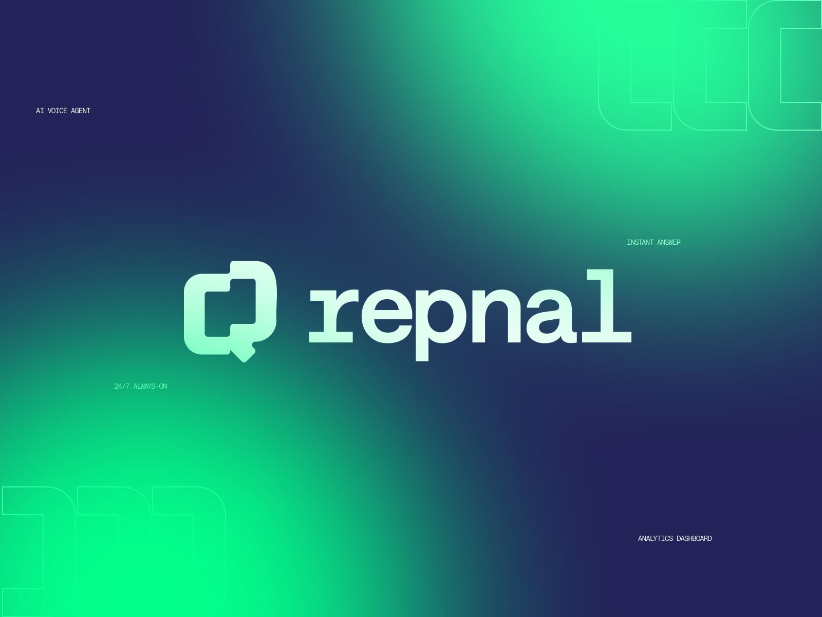 Logo For AI-powered Phone Agent Service ai brand identity ai voice agent branding call assistant call center customer service ecommerce identity design intelligence logo logo maker logodesign modern logo phone agent r letter logo reply saas logo signal startup tech branding