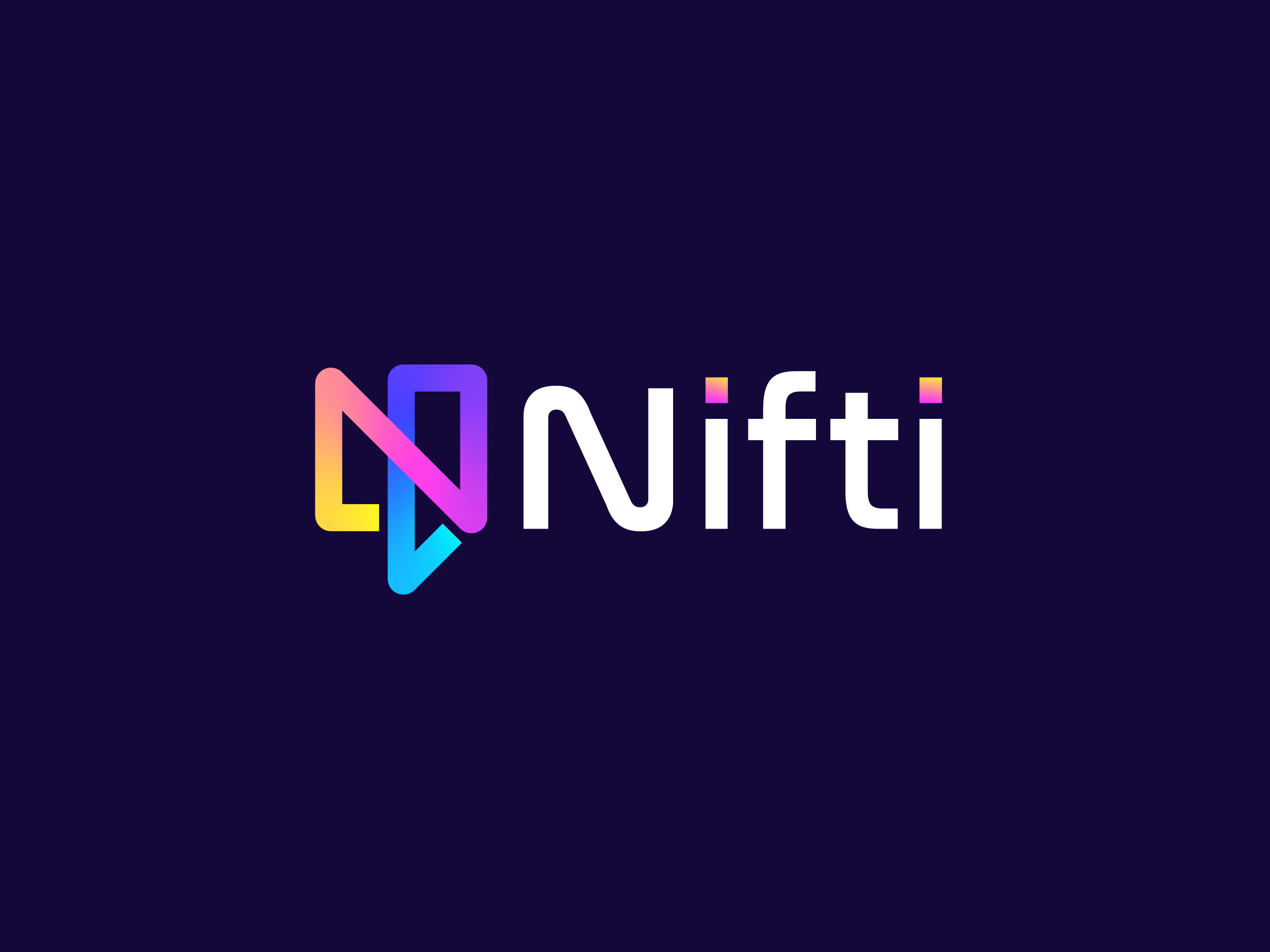 Modern Colorful Gradient M letter logo design - AI, SaaS App