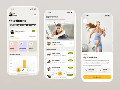 Habit Builder App UI Redesign | Lifestyle Coach Mobile app app design daily habits dashboard ui fitness app habit tracker health app lifestyle app mobile app mobile app ui modern ui productivity app self improvement ui design ux design wellness app