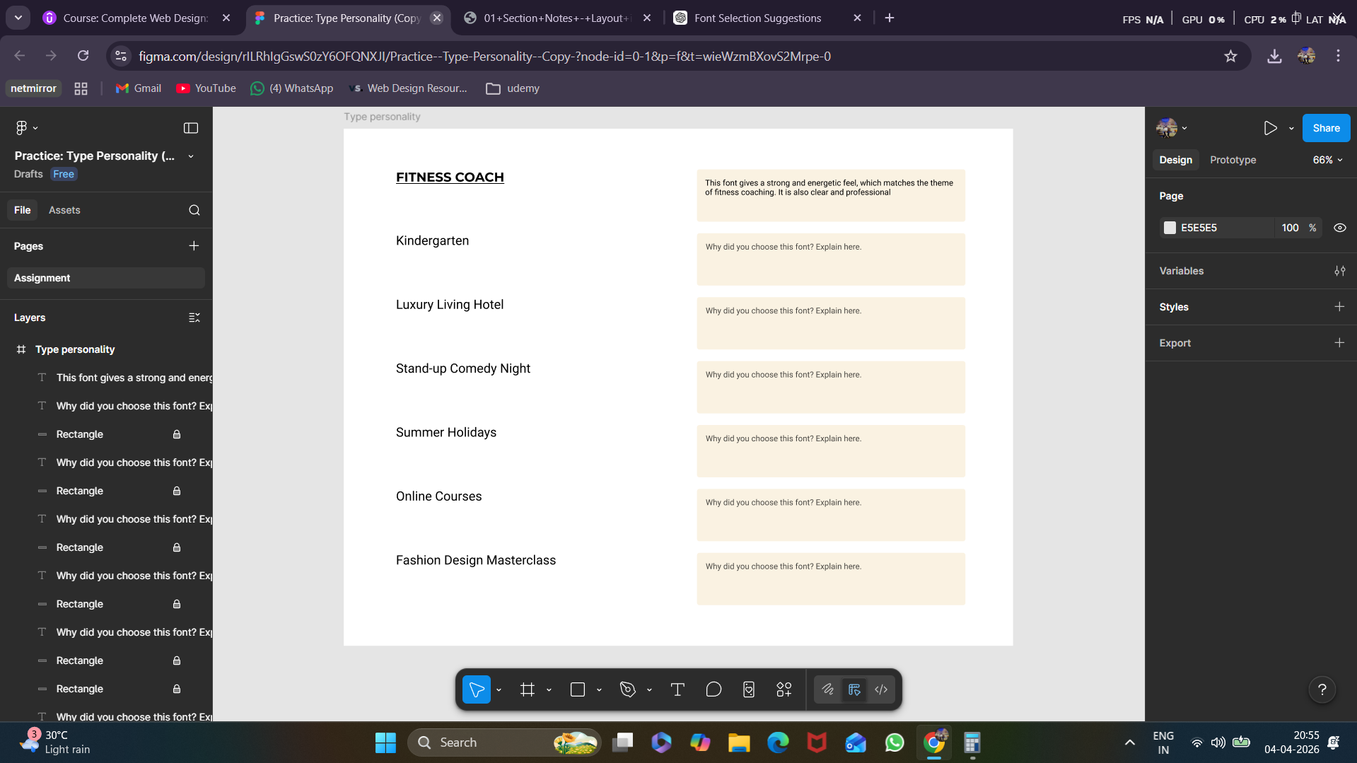 UI Typography Exploration