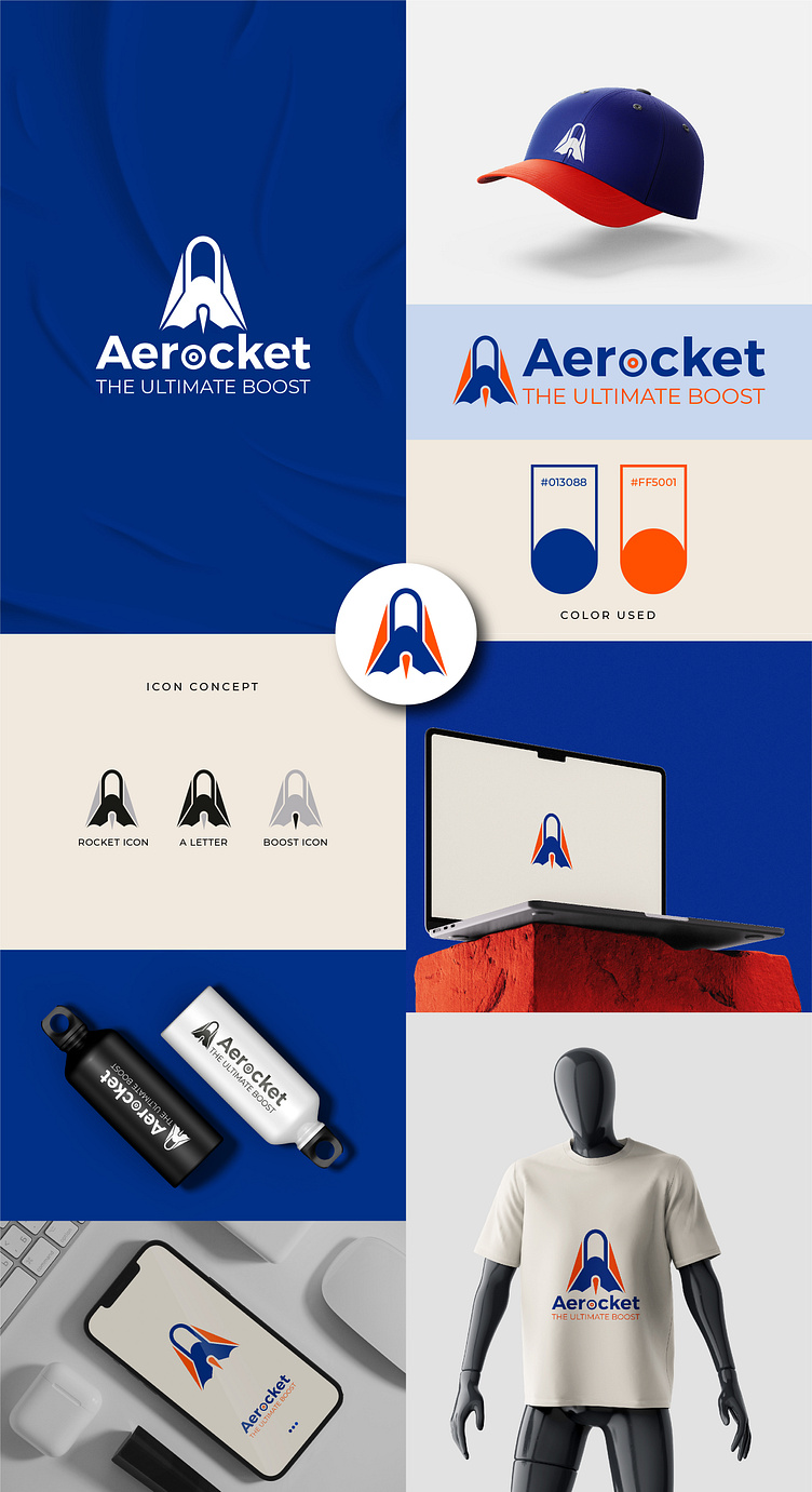 Aerocket is digital marketing agency logo (unused logo) by Sam Sign on ...
