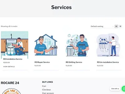 ROCARE 24 – RO Service Landing Page & UI/UX branding design homepage logo ui web design wordpress