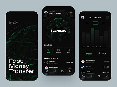 Faster Than You Think - Banking Mobile App app design banking mobile app design finance finance mobile app fintech graphic design mobile app design money payments product audit product design ui uidesign ux
