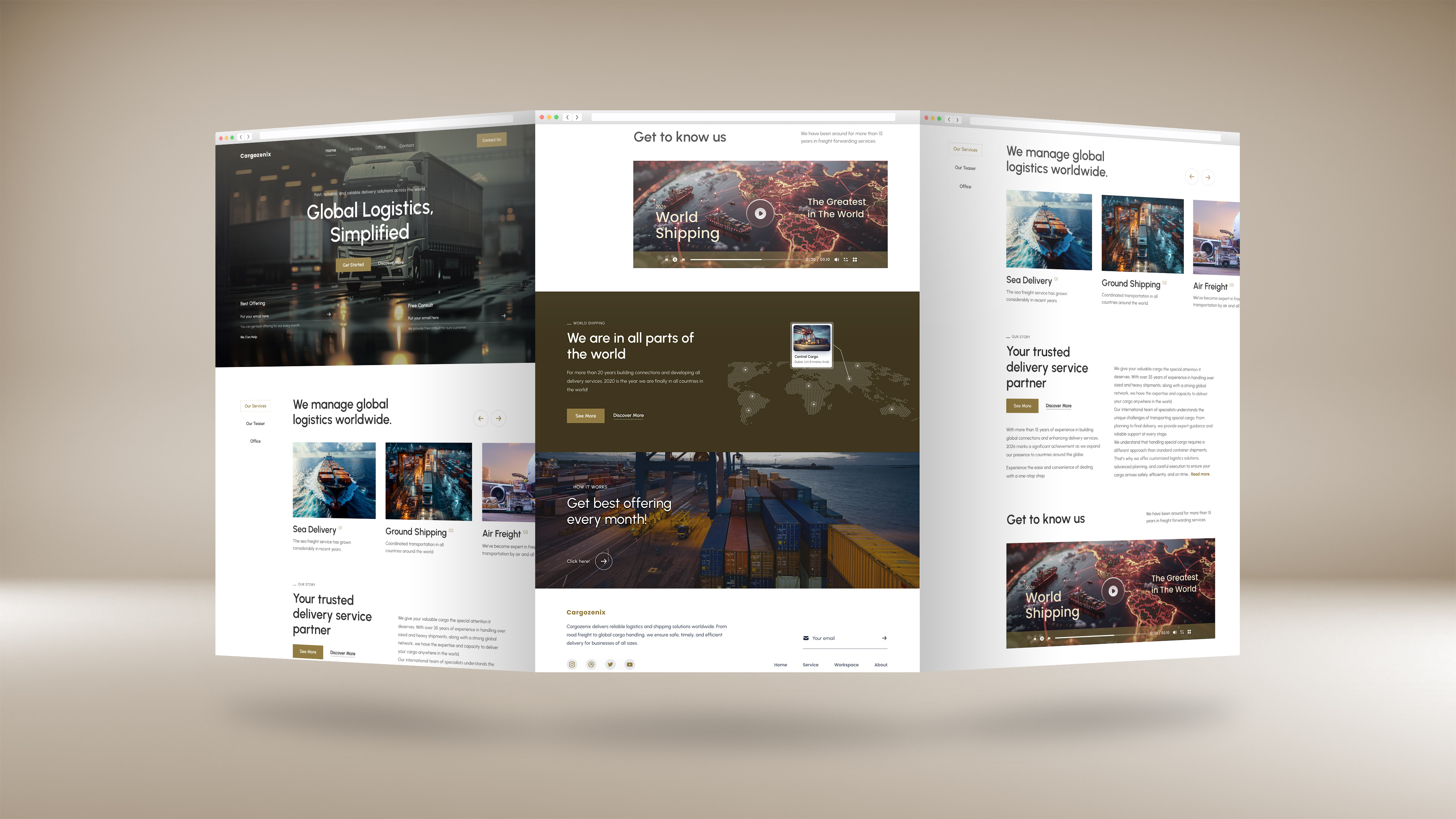 🚛 Logistics & Shipping Website Design | Modern UI/UX Concept b2b branding designinspiration dribbble figma landing page landing page design logistic shipping website logistic website logistics product design saas ui design ui ux design ux design web design website website design