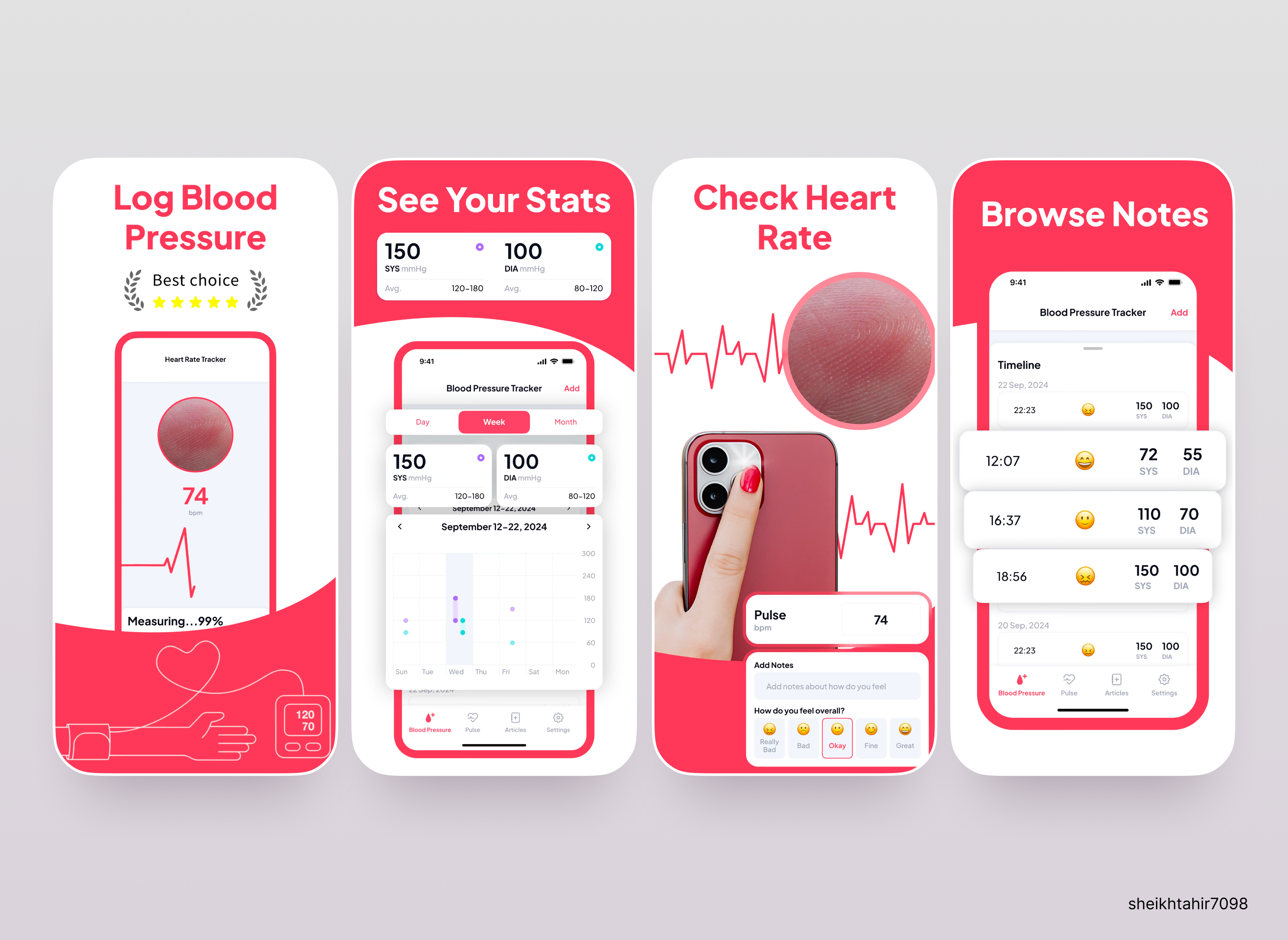 Example of App Screenshots   App Store & Play Store
