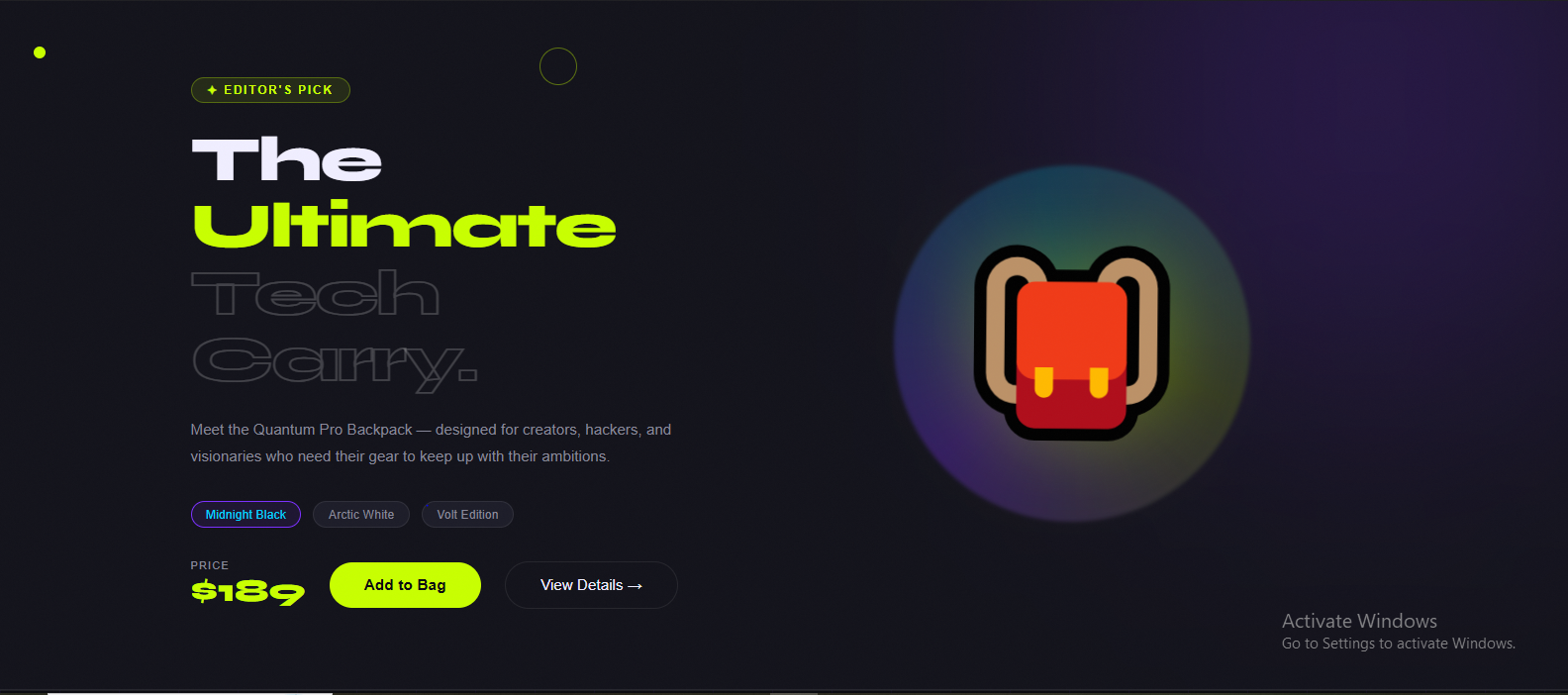 Example of Web Design