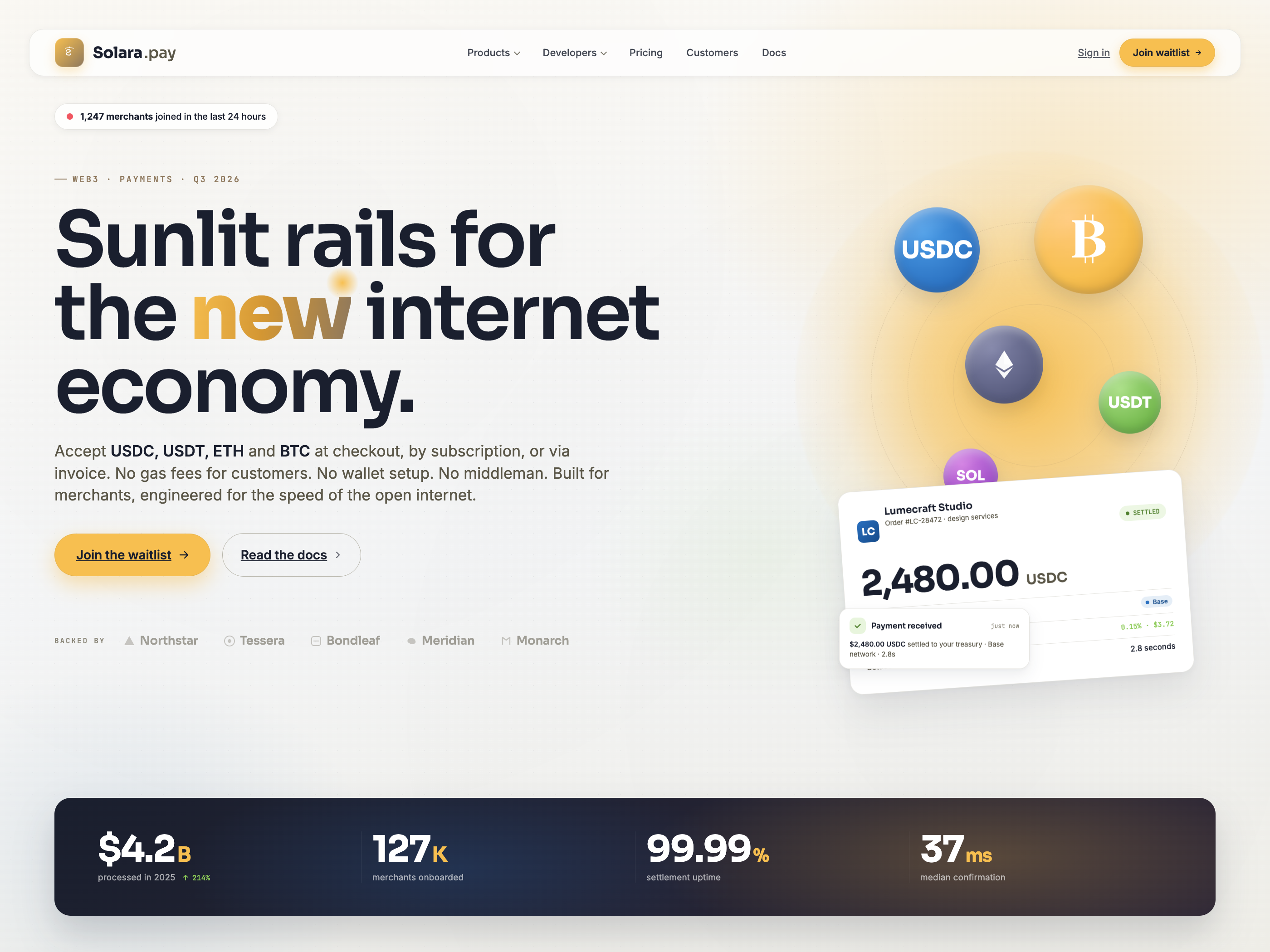 Example of Crypto Website/ Web3 Landing Page Design