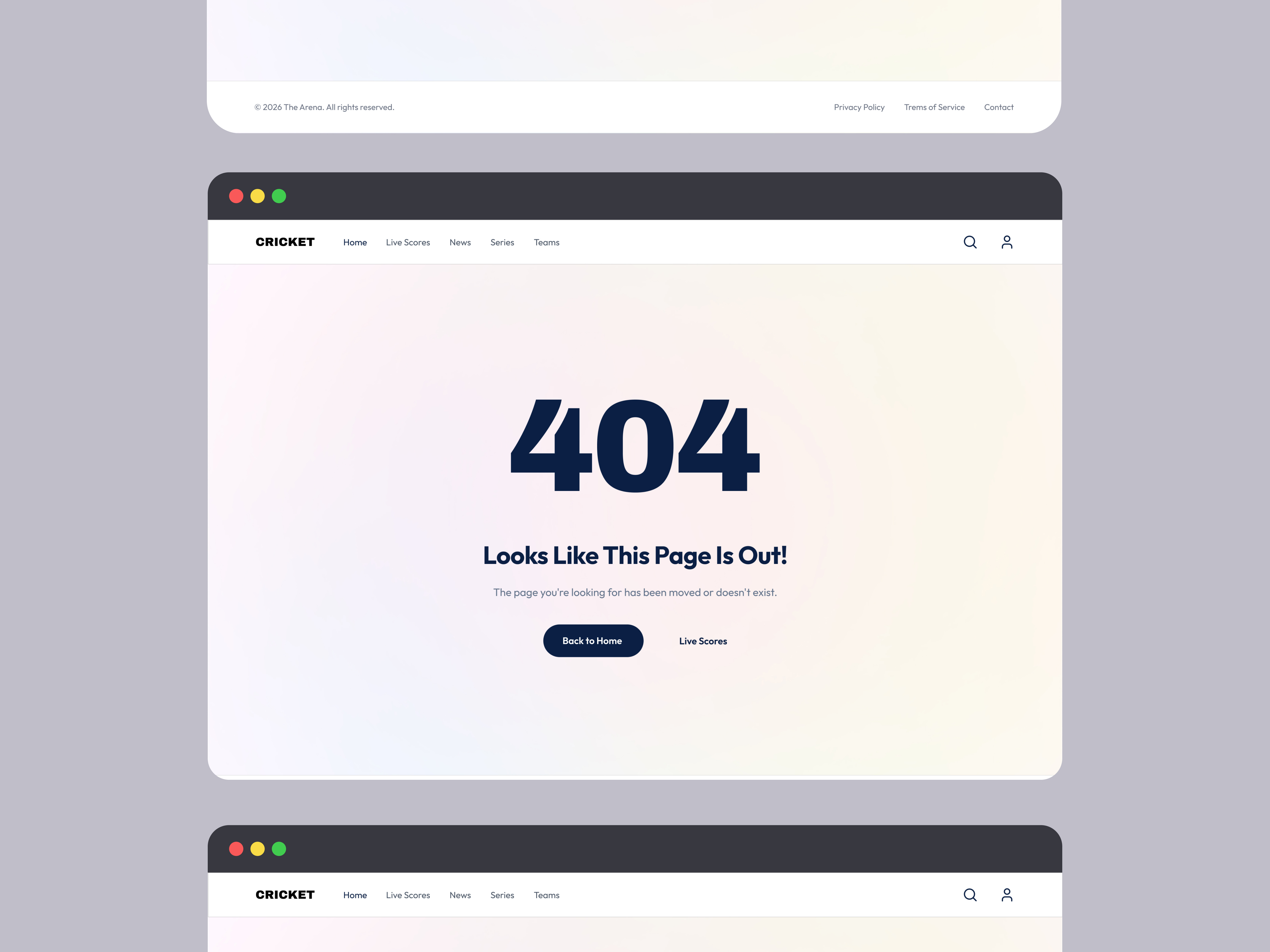 Daily UI Challenge #8 – 404 Error Page 🚫🌐 dailyui design figma graphic design typography ui user interface ux