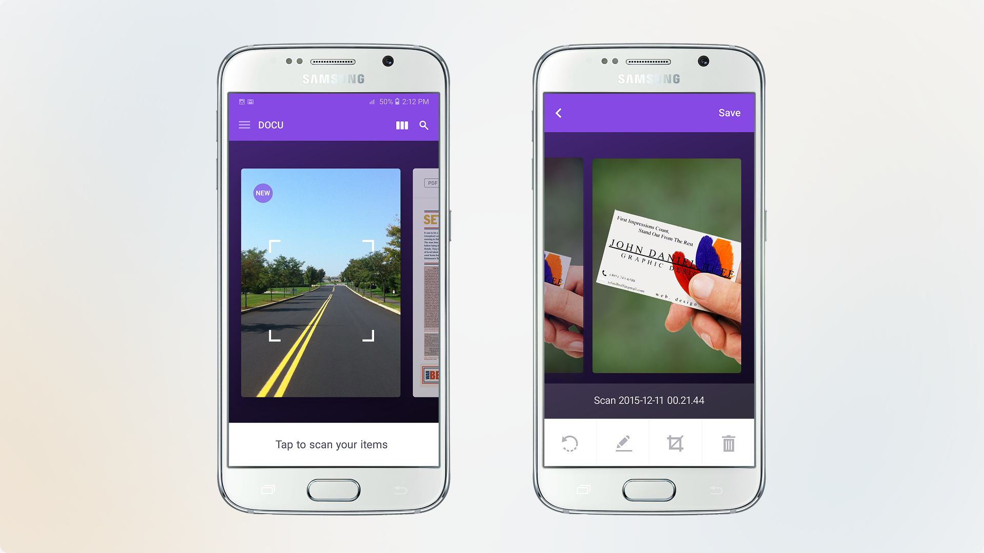 One‑Tap Android Scanning App android app mobile qr barcode scanning scanner ui