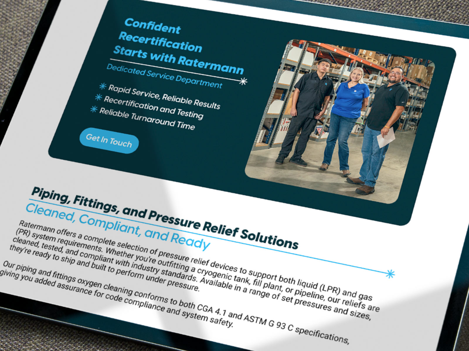 Ratermann // Landing Page