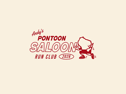 Pontoon Saloon Run Club Design