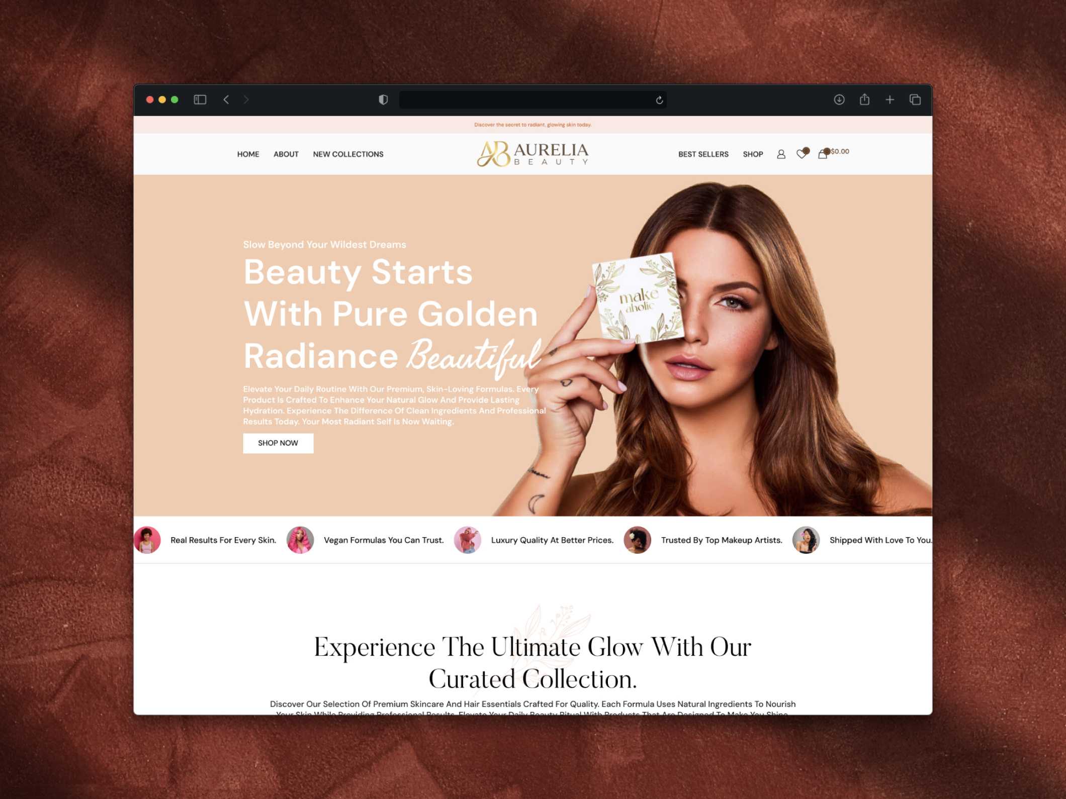 Example of Modern E Commerce Website UI/UX Design