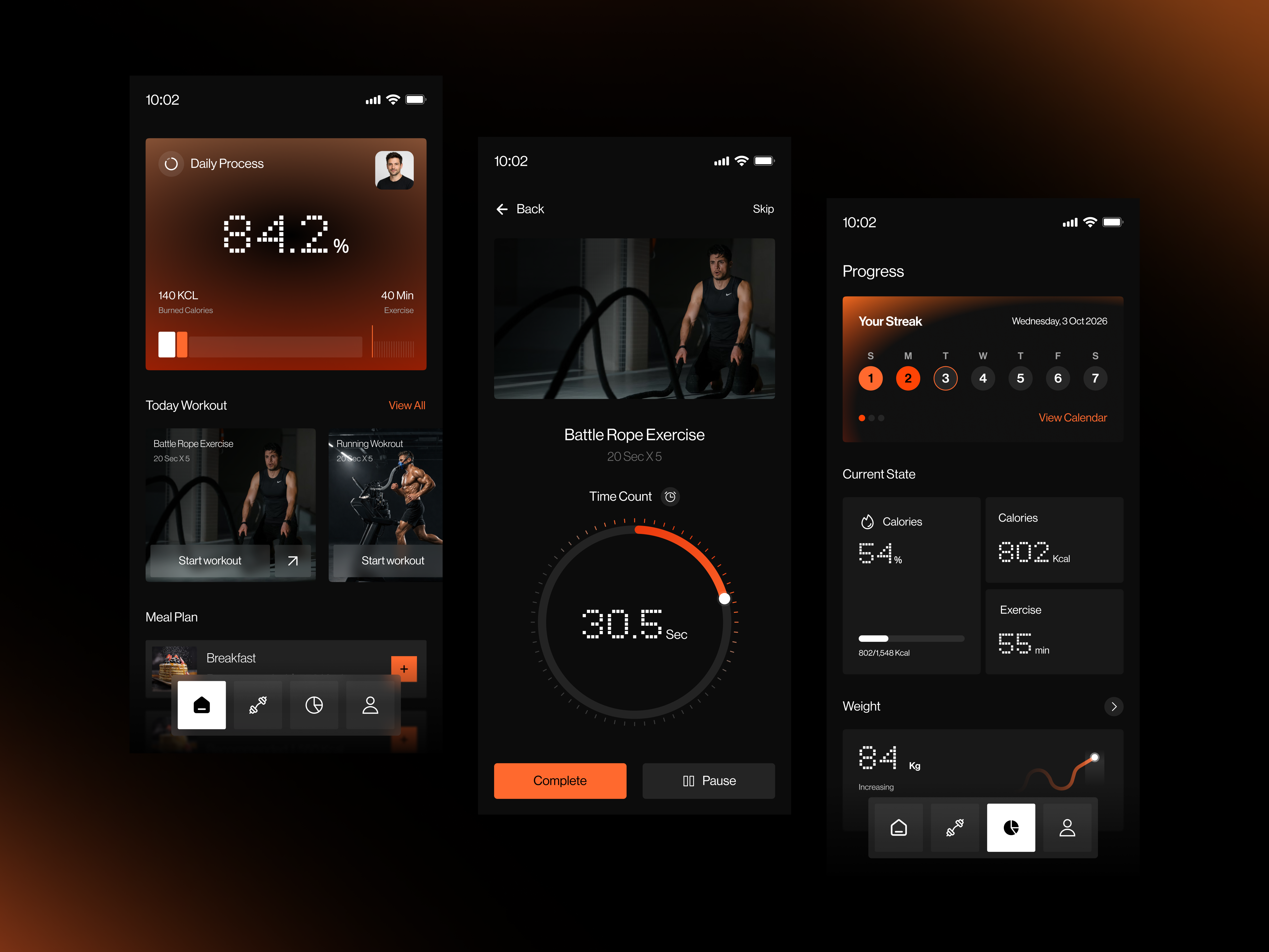 Fitness App UI – Fitnyse Mobile App Design appdesign appdesigner darkui dashboarddesign designinspiration dribbble figma fitnessapp freelanceui healthapp interfacedesign mobiledesign productdesign saasdesign uidesign uiux userexperience uxdesign uxui workoutapp