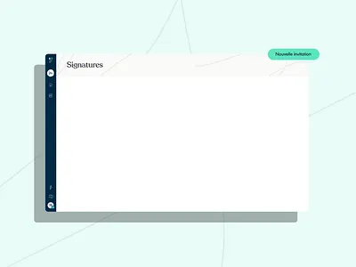Signature Flow animated animation esignature flow motion graphics process sign signature signature flow ui ui flow yousign