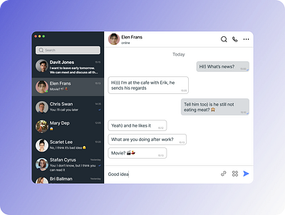 Daily UI 013 | Direct Messaging chat daily ui 013 | direct messaging design direct messaging message