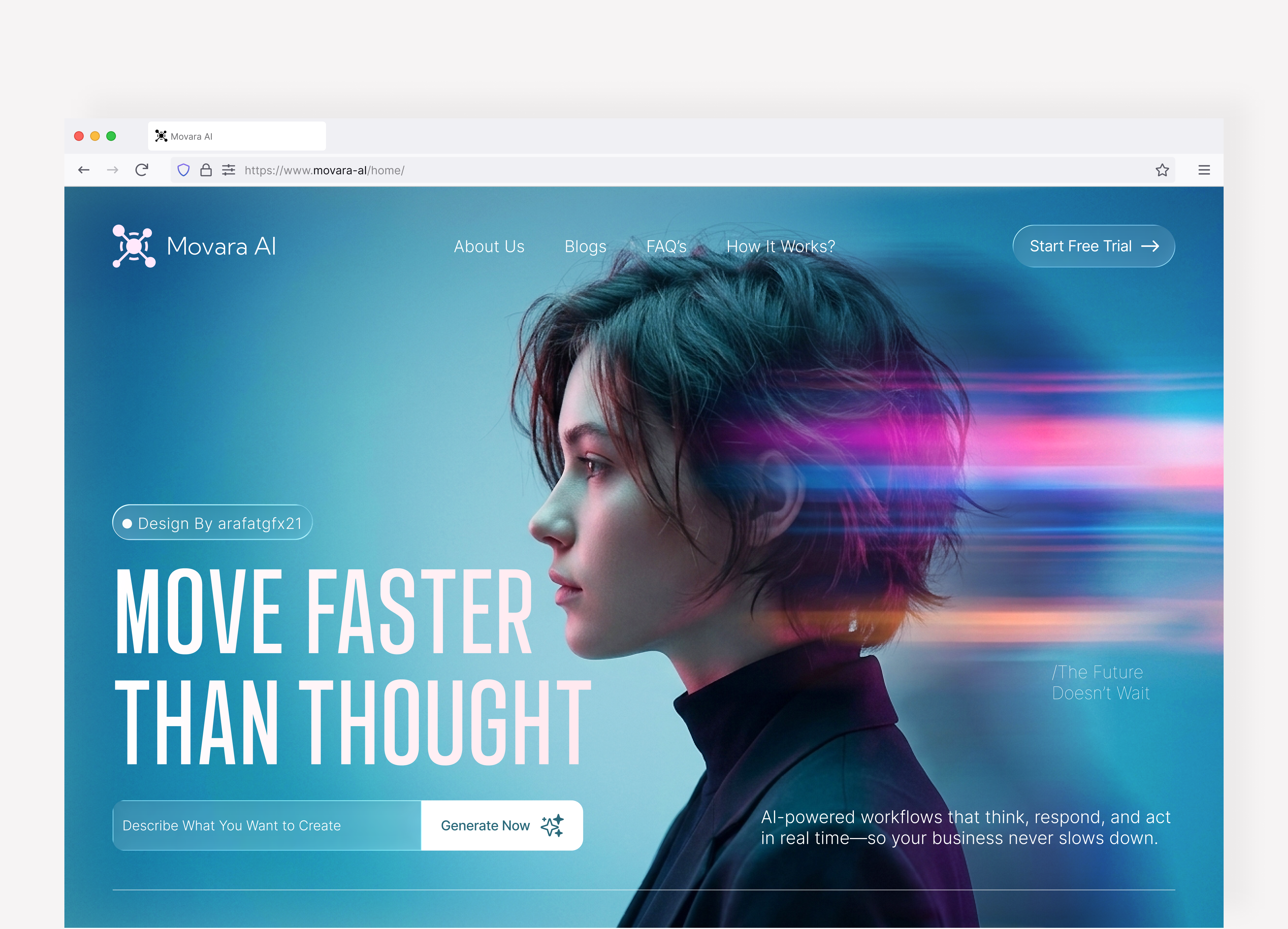 Smart Workflow Automation — AI SaaS Hero ai automation saas designinspiration figma interactiondesign landingpage minimal productdesign saas startup ui uidesign ux webdesign webui