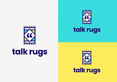 Talk Rugs | Branding bold branding colourful logo design manchester