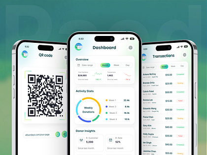 QR Payment SaaS Platform UI/UX – Linktree for Payments | Fintech