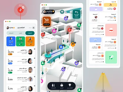 Civic Engagement App — Gamified City Experience app design civic tech gamification govtech interaction design map ui mobile app product design smart city ui design user experience ux design