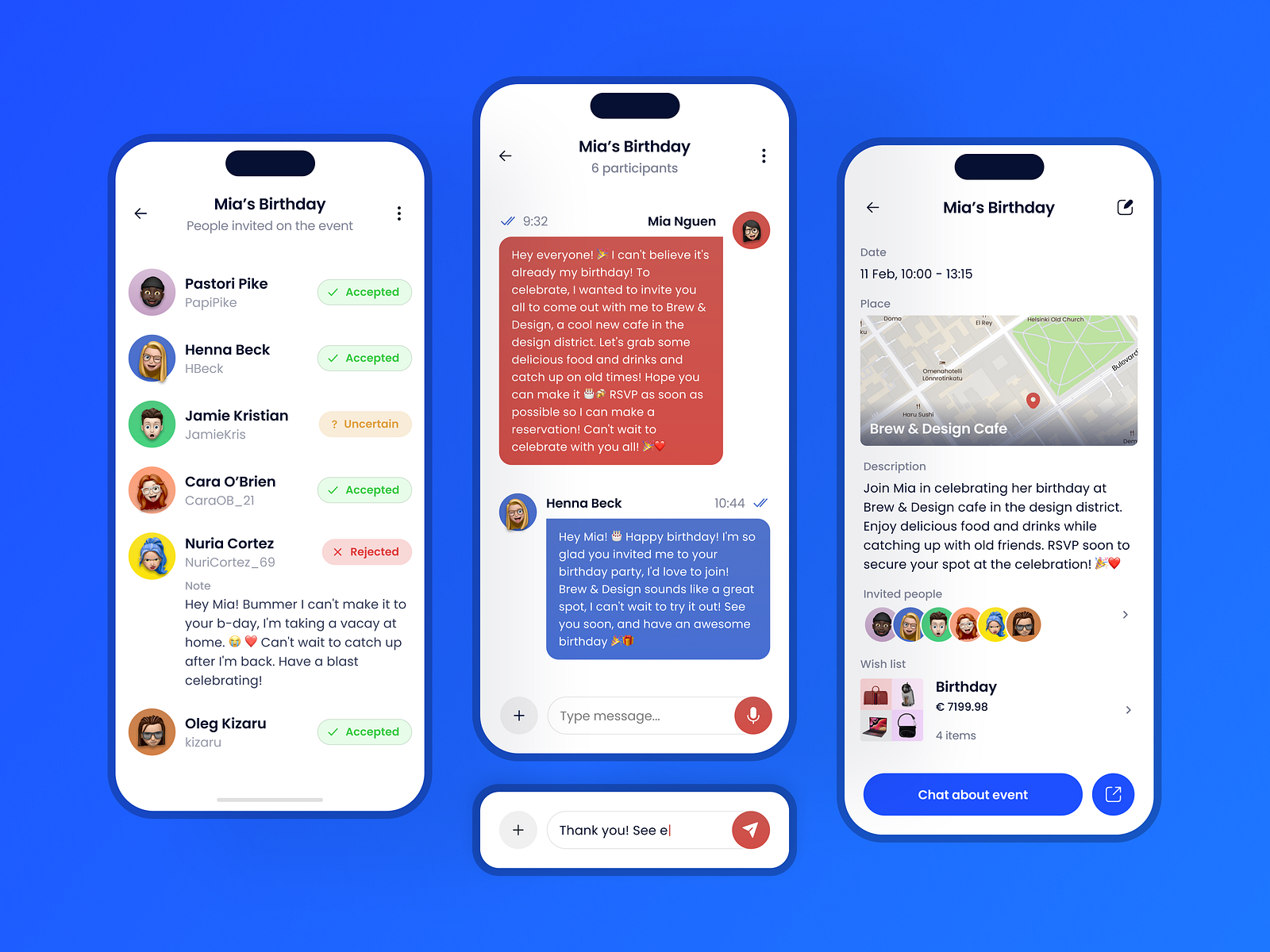 Wish List Event Mobile App Concept By Aleksandr Shchilkin On Dribbble