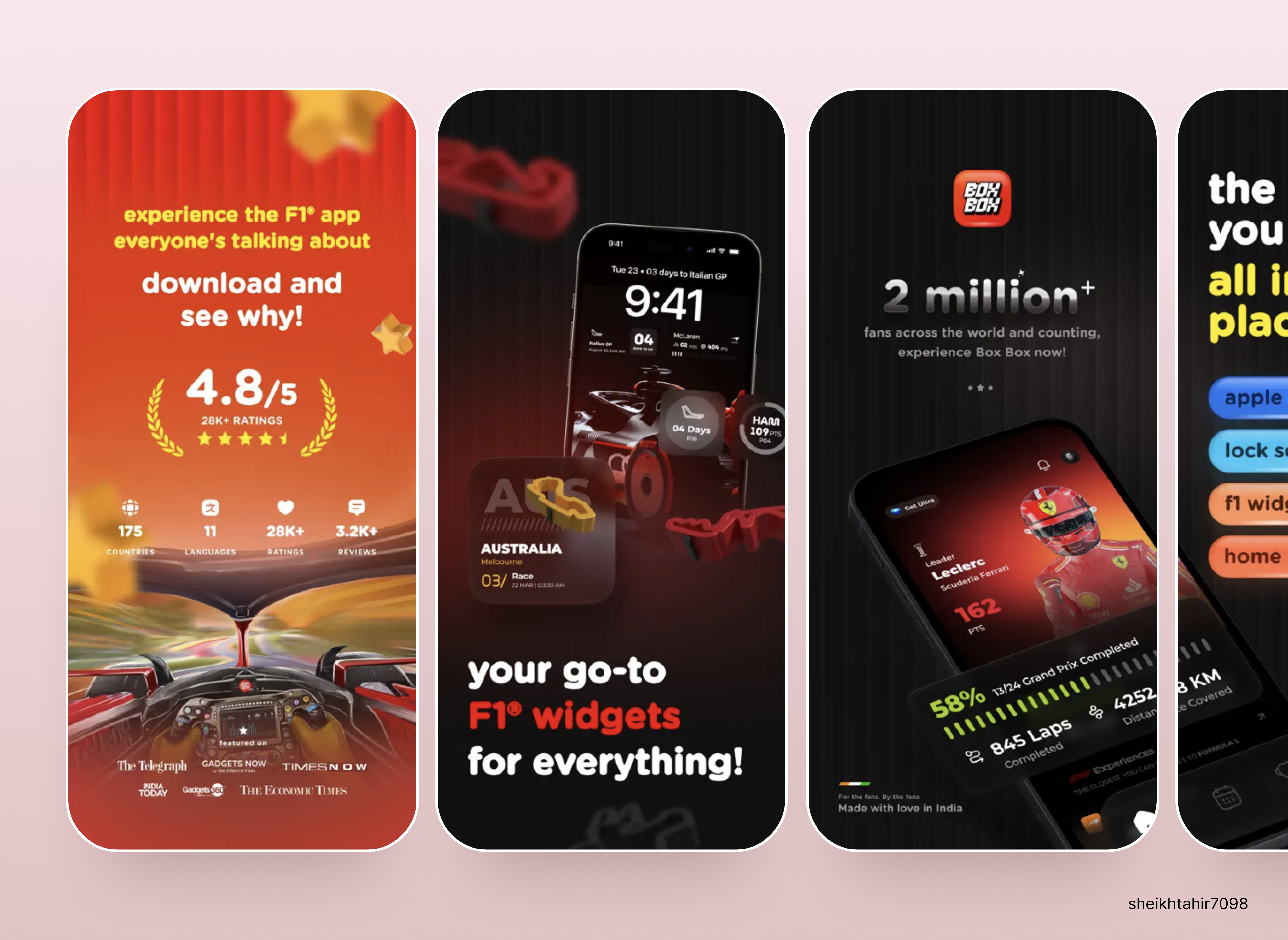 Example of App Store Screenshot Design