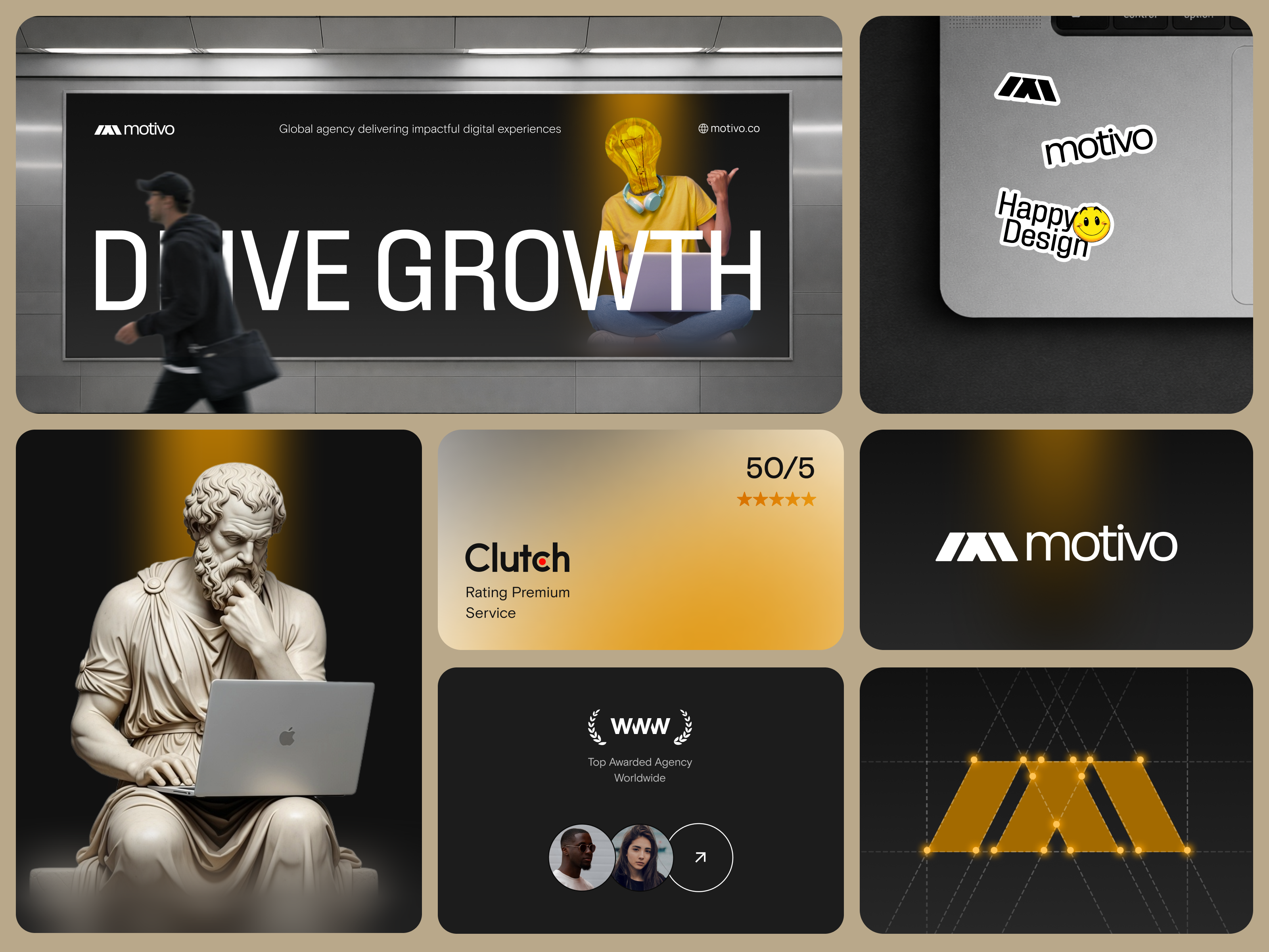 Motivo Creative Digital Agency Branding brand identity branding creative agency design digital agency identity logo logo design logotype product productdesign service startup