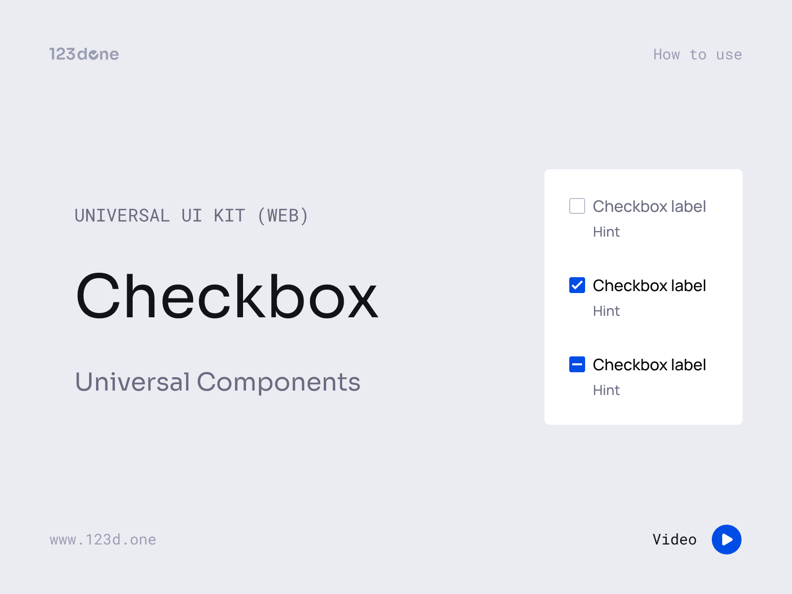 Checkbox | Universal UI Kit (Web) v3.0 by Dima Groshev | 123done on ...