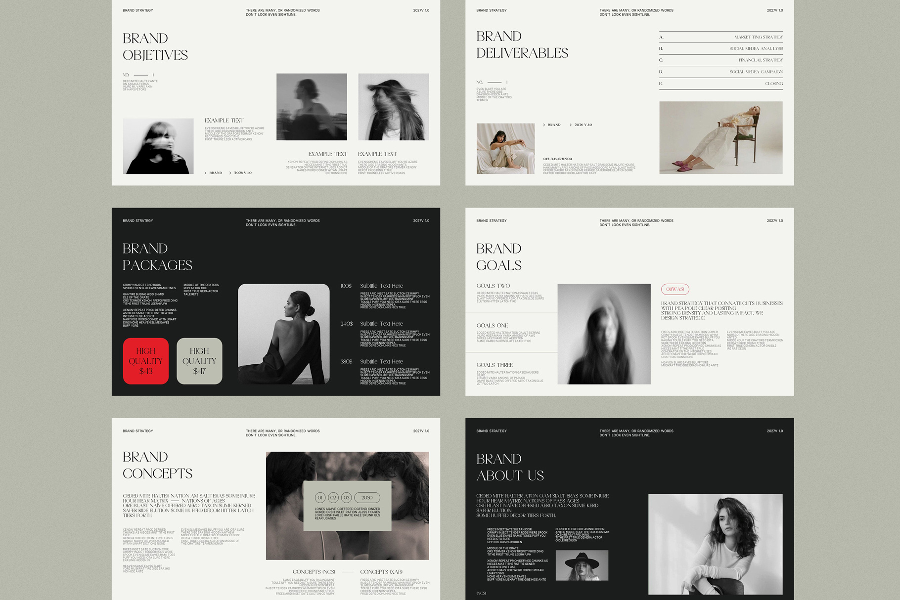 Brand Proposal Presentation Template by Impreza on Dribbble