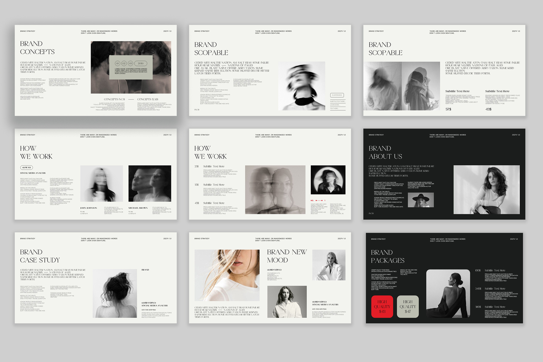 Brand Proposal Presentation Template By Impreza On Dribbble
