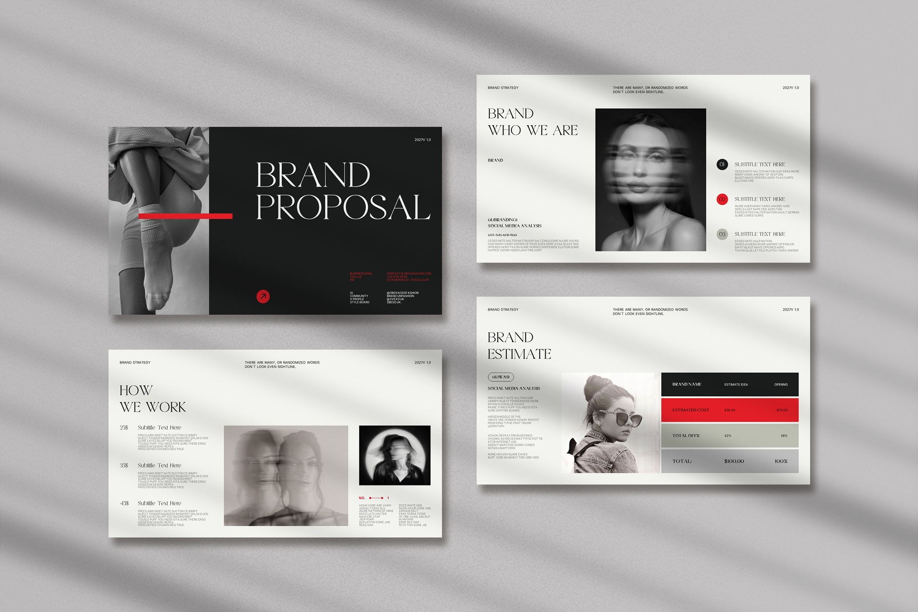 Brand Proposal Presentation Template by Impreza on Dribbble