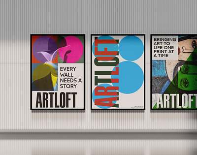 Artloft - Brand Identity behance billboard brand brandidentity branding design dribbble graphic design identity illustration inspiration logo logodesign modern simple typography ui ux vector visualdesign