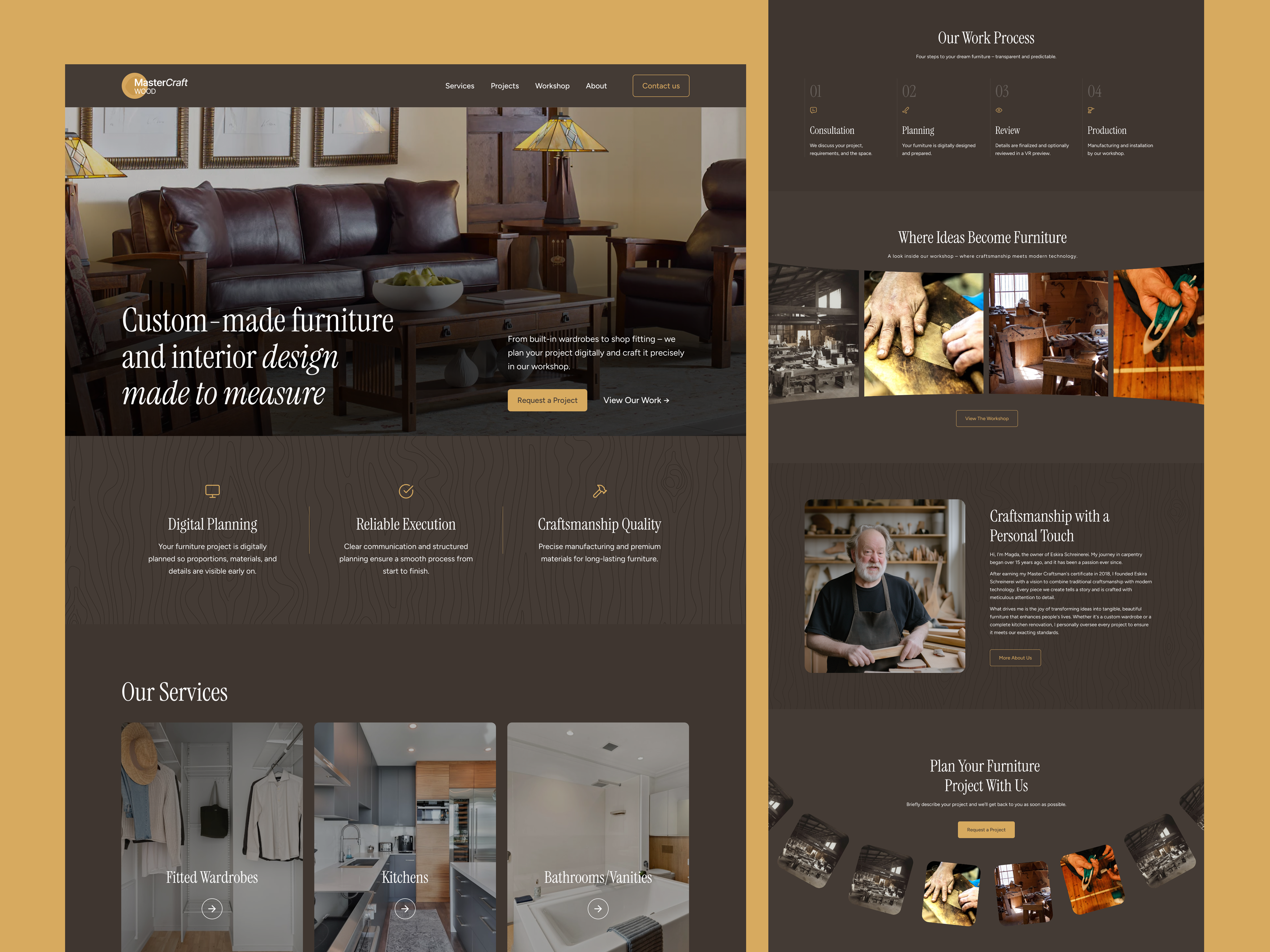Example of Website Design & Development
