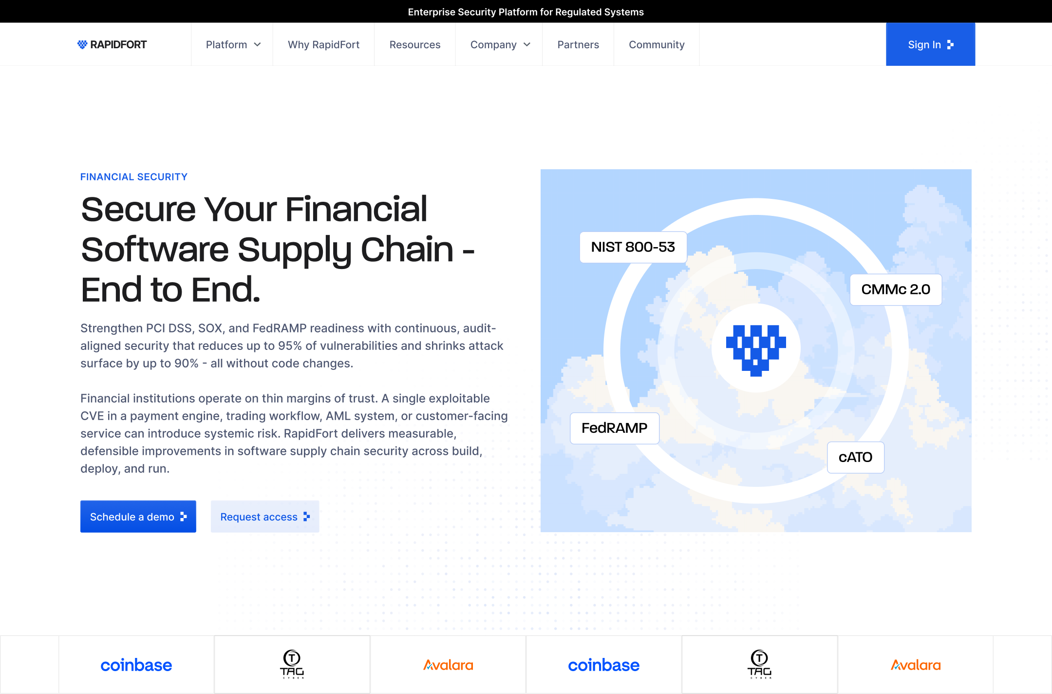 Example of Landing Page (Webflow/Framer)