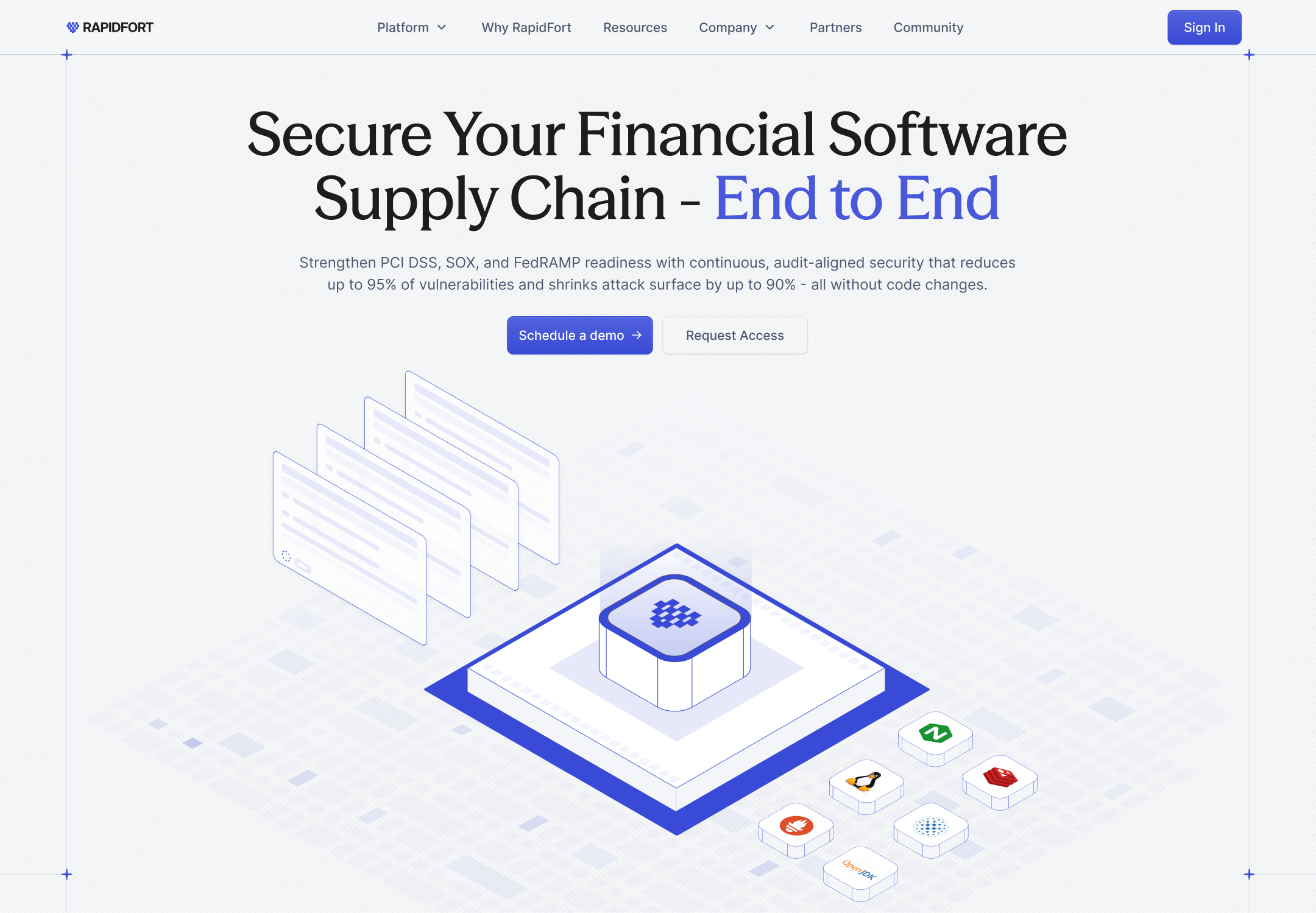 Example of Landing Page (Webflow/Framer)