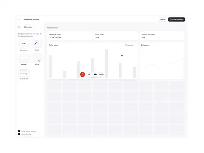 Dashboard design for Lightdash app design clean dashboard design minimal modern product product design ui ux web app
