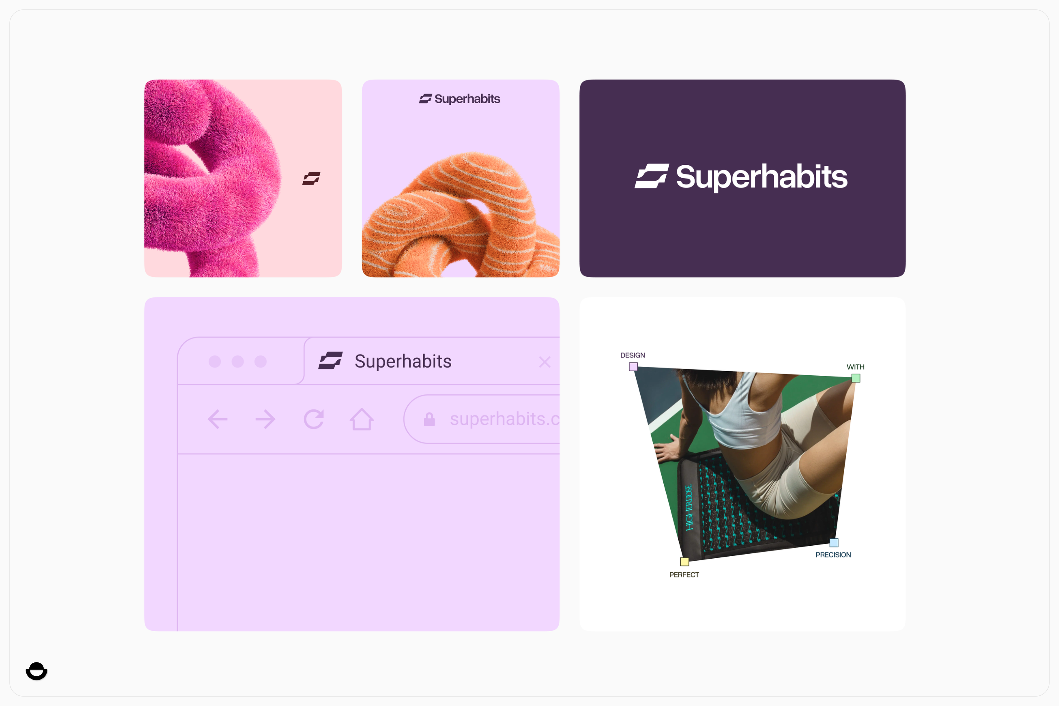 Branding for Superhabits brand identity branding clean design minimal modern ui ux